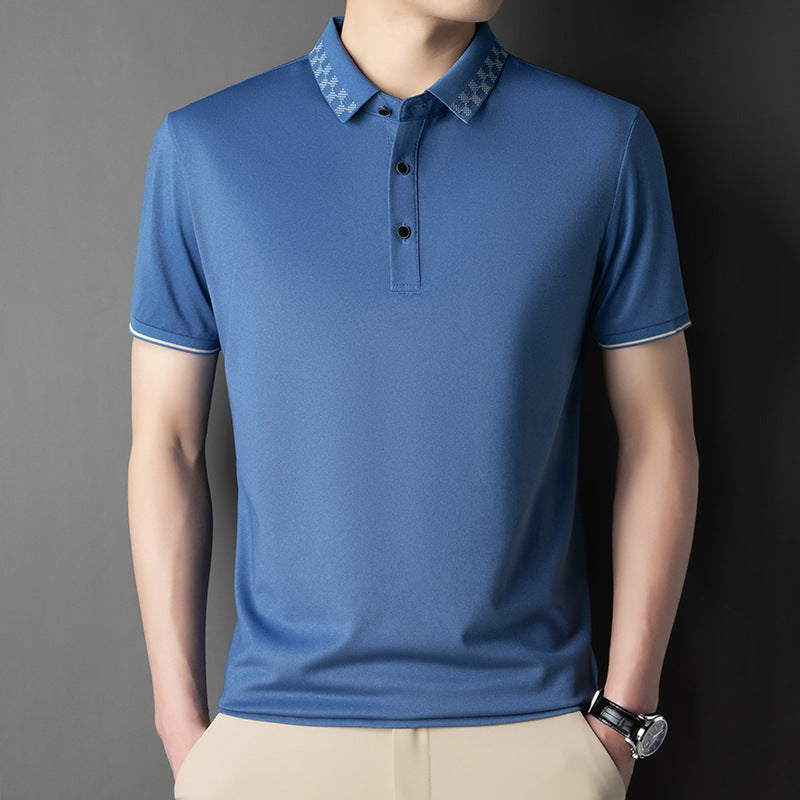 Men's Short-sleeved T-shirt Clothing For Middle-aged Dad Loose Casual