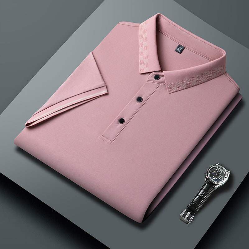 Men's Short-sleeved T-shirt Clothing For Middle-aged Dad Loose Casual